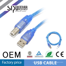 SIPU alta qualidade impressora cabo usb macho/macho usb cabo mini para cabo usb macho